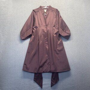 VERTIGO PARIS - Designer lined Brown ‎ trench coat, size M Dry Clean